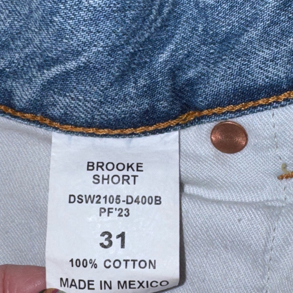 Denimist Brooke Denim Shorts in Blake Wash Women's Size 31 NWT - Picture 14 of 14